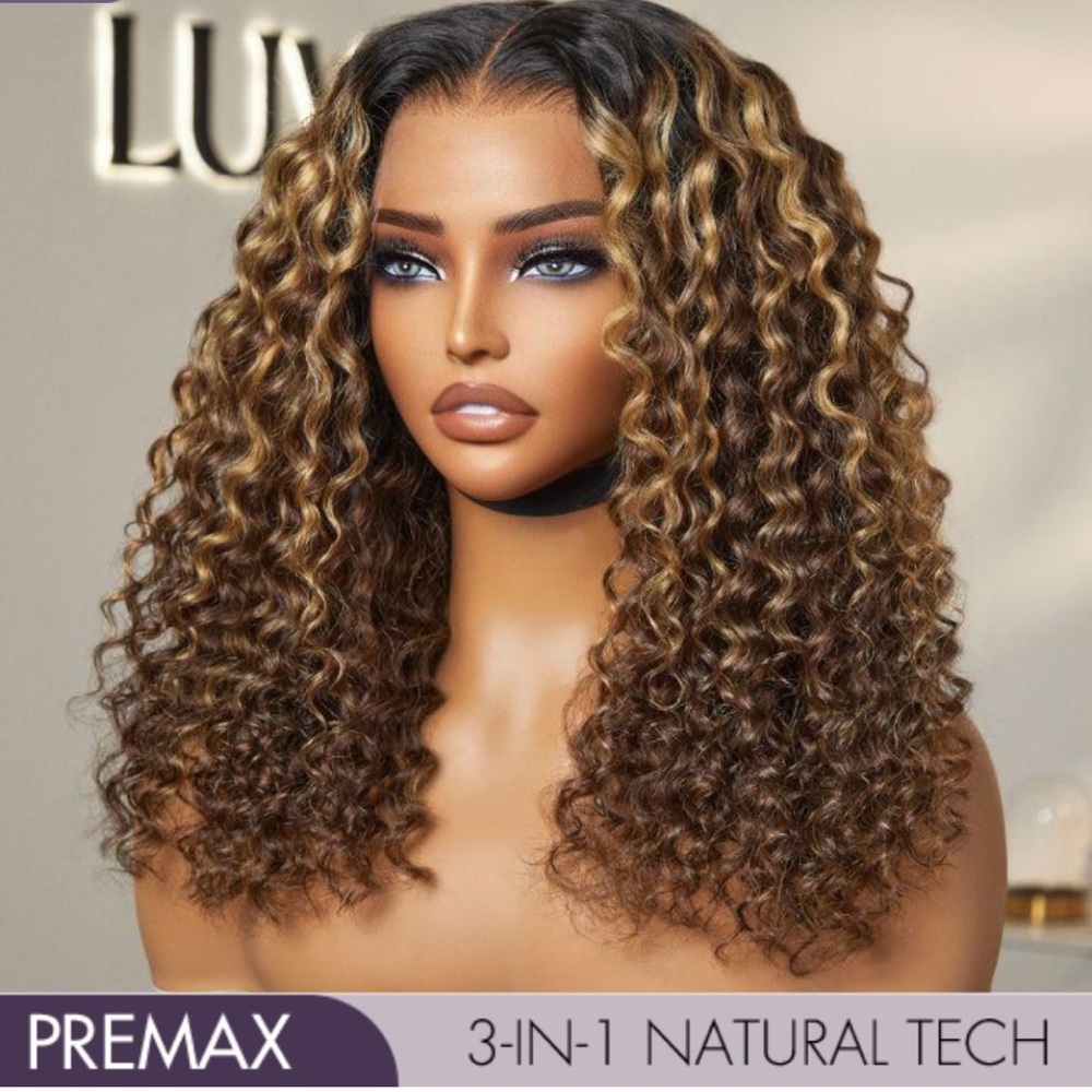18” Pre-Max 2.0 Wig/Nature Max Highlights Color/Deep Wave/Glueless 13x6 Frontal🔥